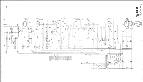 Opta 839W; Loewe-Opta; (ID = 8657) Radio