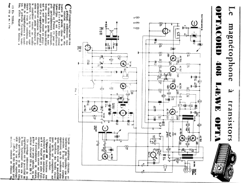 Optacord 408; Loewe-Opta; (ID = 556858) R-Player