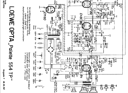 Palette 554TP; Loewe-Opta; (ID = 310333) Radio