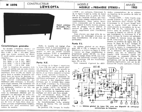 Premiere-Stereo 32288T/W; Loewe-Opta; (ID = 290499) Radio