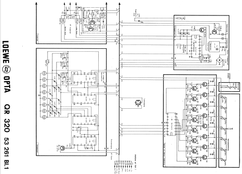 Quadrofonie-Stereo-Receiver QR320 53261; Loewe-Opta; (ID = 894127) Radio