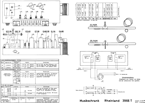 Rheinland 3966T Ch= 3733W; Loewe-Opta; (ID = 40973) Radio