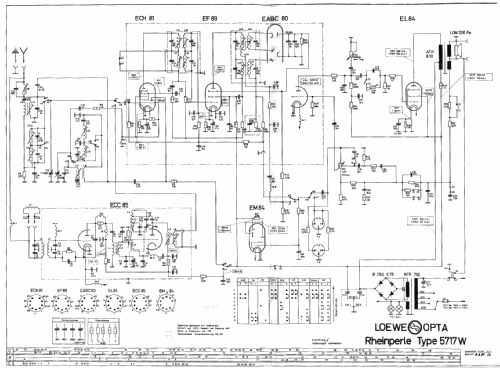 Rheinperle 5717W; Loewe-Opta; (ID = 27816) Radio