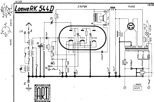 RK544D ; Loewe-Opta; (ID = 1088001) Radio