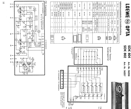 SDK804 56258; Loewe-Opta; (ID = 894419) Radio