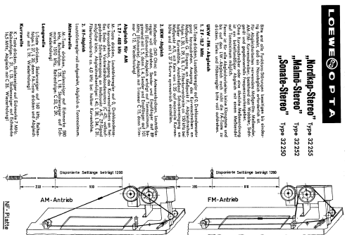 Sonate-Stereo 32250T/W; Loewe-Opta; (ID = 332505) Radio