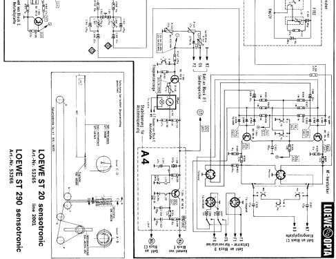 ST290 Sensotronic 53266 Radio Loewe-Opta; Deutschland, build ...