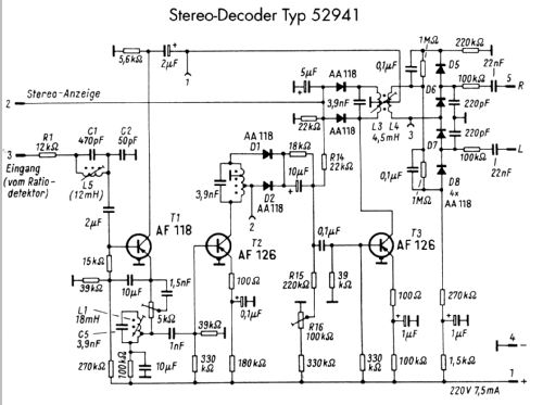 Stereo-Decoder 52941 / 52971; Loewe-Opta; (ID = 413180) mod-past25