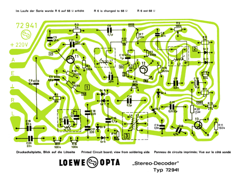 Stereo-Decoder 72941; Loewe-Opta; (ID = 1361107) mod-past25