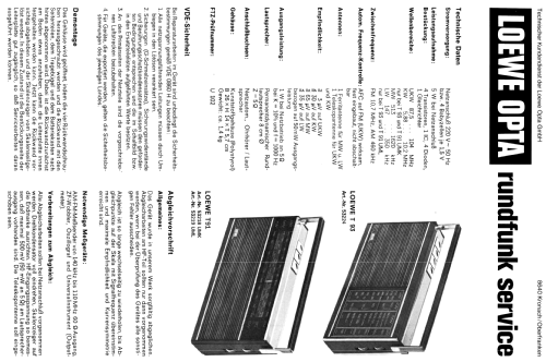 T91 53219; Loewe-Opta; (ID = 1794279) Radio