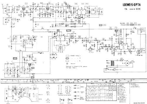 T94 Netzautomatik 53213; Loewe-Opta; (ID = 832001) Radio