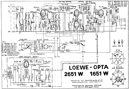 Tefi Sonate 2651WT; Loewe-Opta; (ID = 1287667) Radio