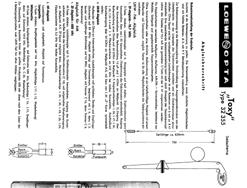 Toxy 32355; Loewe-Opta; (ID = 332799) Radio