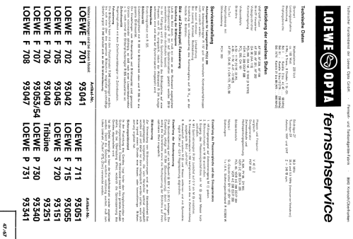 Tribüne 93251; Loewe-Opta; (ID = 624939) TV Radio