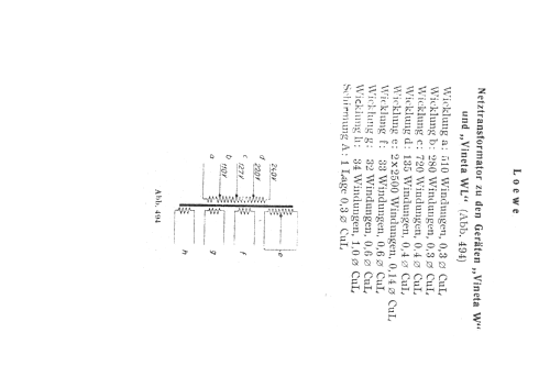 Vineta W; Loewe-Opta; (ID = 341363) Radio