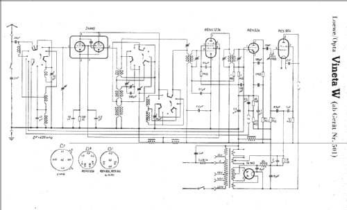 Vineta W; Loewe-Opta; (ID = 8750) Radio