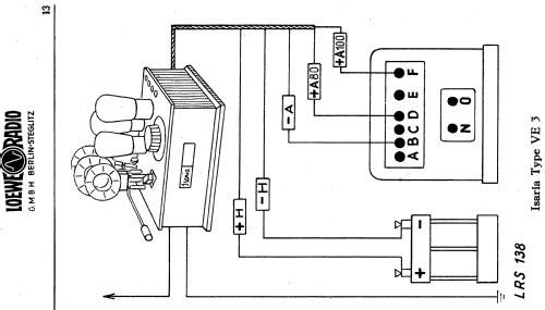Netzanschlussgerät - Netzanode WF4; Loewe-Opta; (ID = 1343294) Strom-V