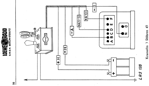 Netzanschlussgerät - Netzanode WF4; Loewe-Opta; (ID = 1343297) Strom-V