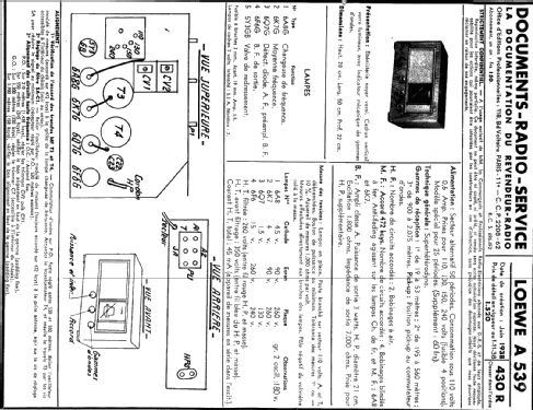 A539; Loewe-Radio; Paris (ID = 234966) Radio