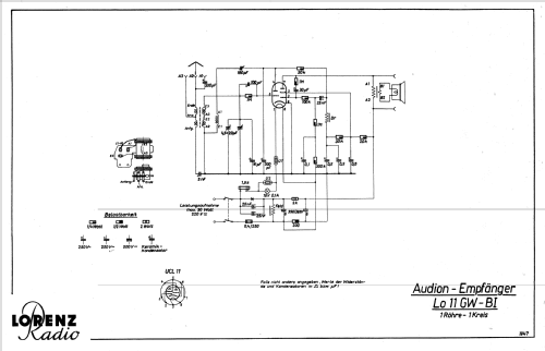 11GW-Bl; Lorenz; Berlin, (ID = 535157) Radio