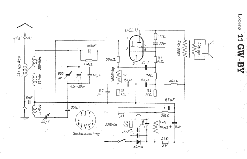 Einkreisempfänger M Lo 11GW-BY; Lorenz; Berlin, (ID = 8766) Radio