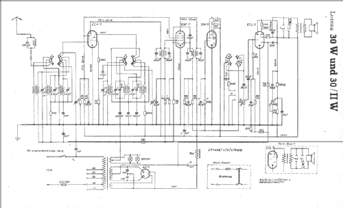 30W I+II; Lorenz; Berlin, (ID = 8795) Radio