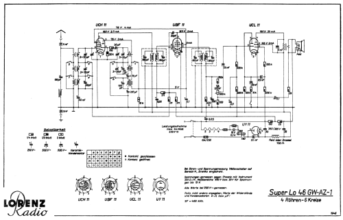 46GW-AZ1; Lorenz; Berlin, (ID = 535153) Radio