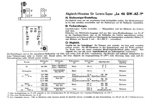 46GW-AZ1; Lorenz; Berlin, (ID = 535155) Radio