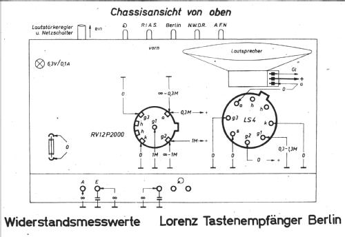 Berlin Tastenempfänger; Lorenz; Berlin, (ID = 256994) Radio