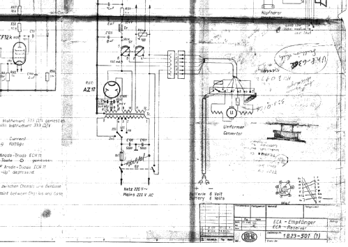 Community Radio Receiver ECA ... DA Unknown; Lorenz; Berlin, (ID = 3046915) Radio