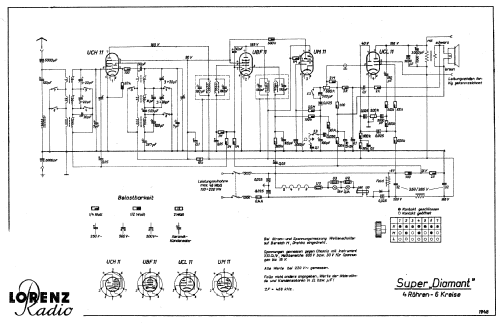 Diamant I ; Lorenz; Berlin, (ID = 539299) Radio