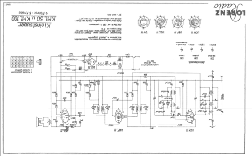 Kleinstsuper KML50; Lorenz; Berlin, (ID = 204002) Radio