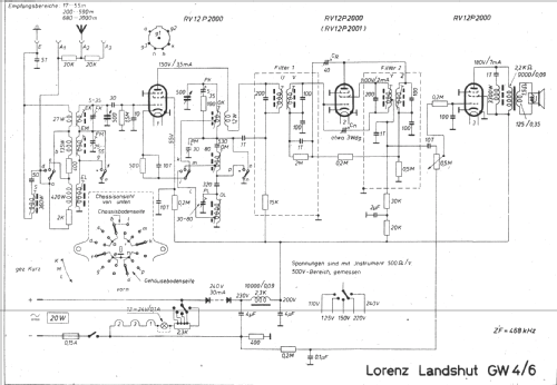 Landshut GW4/6; Lorenz; Berlin, (ID = 257182) Radio