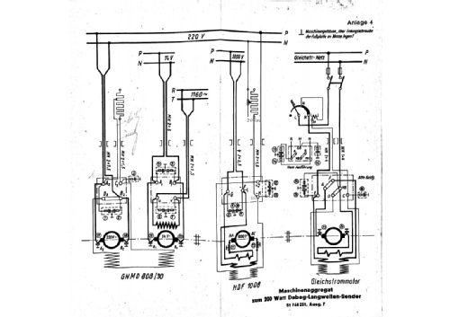 200 W Langwellensender Lo200L35 S 45 244/II; Lorenz; Berlin, (ID = 2984146) Mil Tr