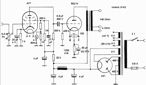 LVA2; Lorenz; Berlin, (ID = 1291551) Ampl/Mixer