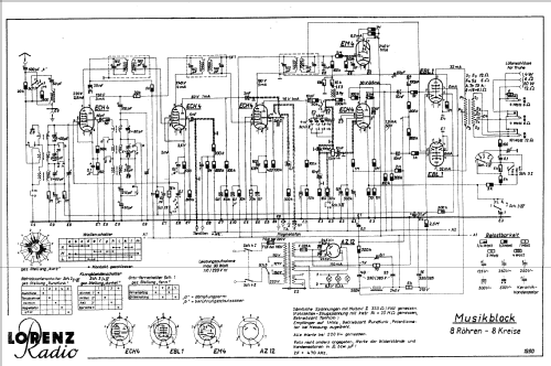 Musik-Block LMB1; Lorenz; Berlin, (ID = 538786) Radio