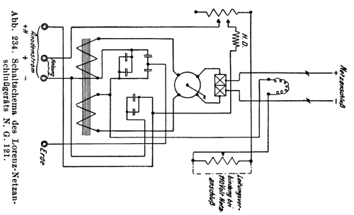 Netzanschlussgerät NG 121; Lorenz; Berlin, (ID = 2529630) Strom-V