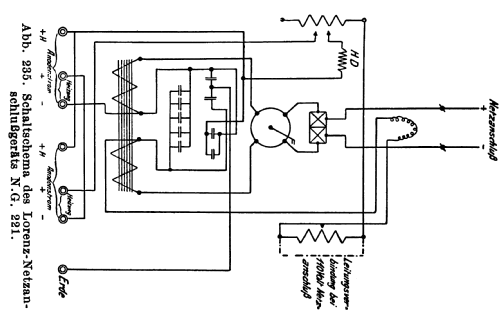 Netzanschlussgerät NG 221; Lorenz; Berlin, (ID = 2529631) Strom-V