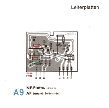 NF - Baustein 6911 10 13 420709a; Lorenz; Berlin, (ID = 1695425) Ampl/Mixer