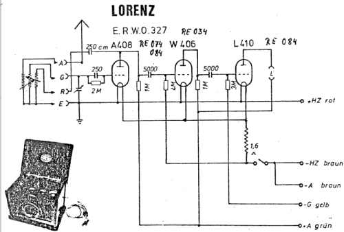 Ordensmeister 1 ERWO327; Lorenz; Berlin, (ID = 960566) Radio