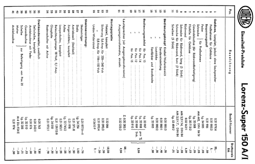 Super 150A/I; Lorenz; Berlin, (ID = 68837) Radio