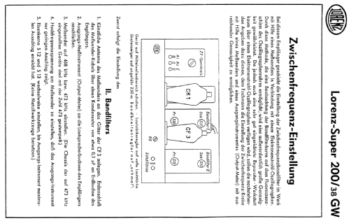 Super 200/38GW; Lorenz; Berlin, (ID = 70938) Radio