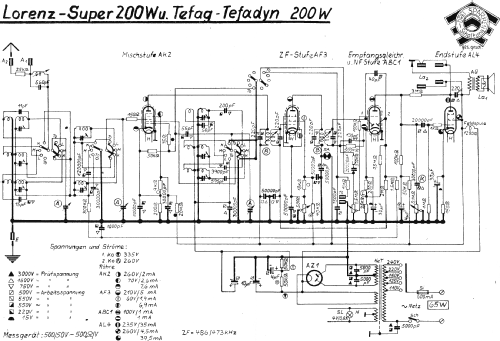 Super 200W; Lorenz; Berlin, (ID = 1093170) Radio