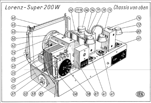 Super 200W; Lorenz; Berlin, (ID = 68333) Radio