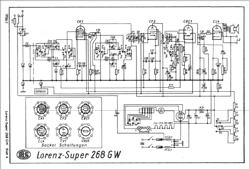 Super 268GW; Lorenz; Berlin, (ID = 106486) Radio