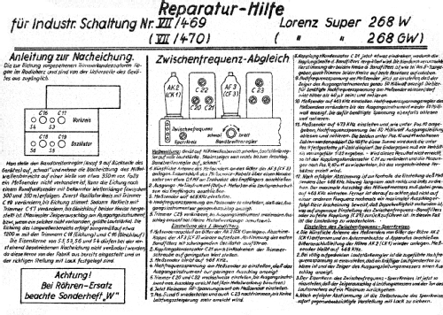 Super 268GW; Lorenz; Berlin, (ID = 239983) Radio