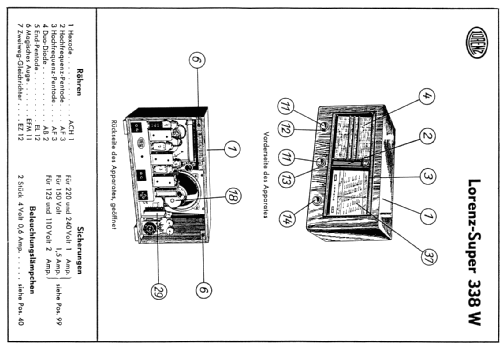 Super 338W; Lorenz; Berlin, (ID = 69905) Radio
