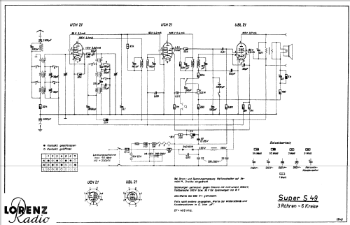 Super S49; Lorenz; Berlin, (ID = 539283) Radio