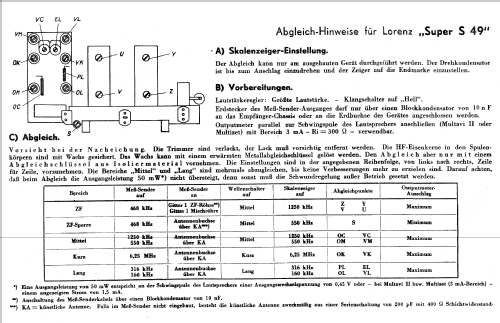 Super S49; Lorenz; Berlin, (ID = 539284) Radio