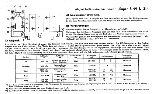 Super S49; Lorenz; Berlin, (ID = 539286) Radio